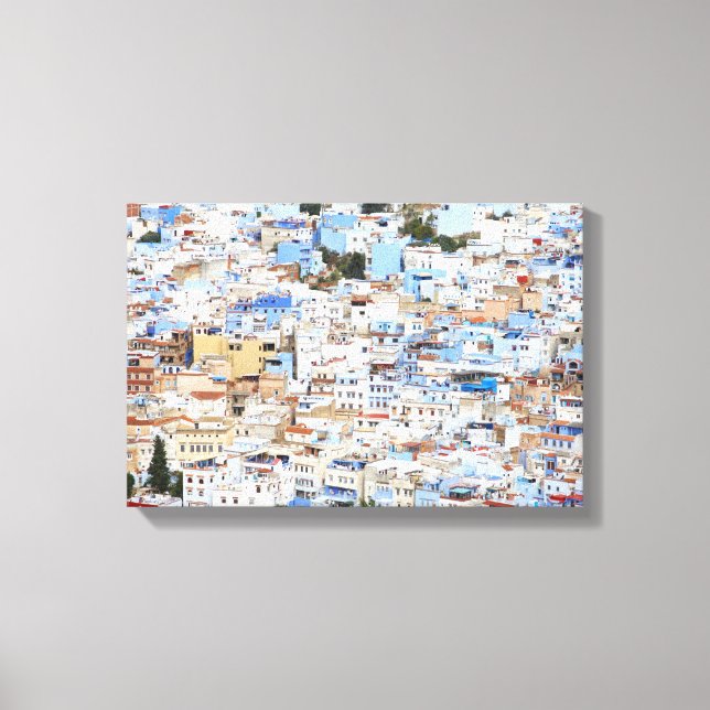 Chefchaouen, Morocco Canvas Print (Front)