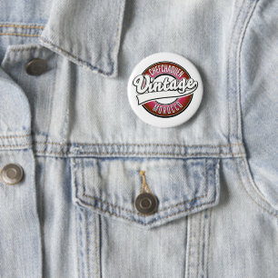 chefchaouen morocco vintage logo 6 cm round badge