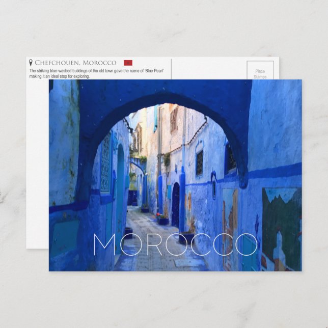 Chefchouen, Morocco Postcard (Front/Back)