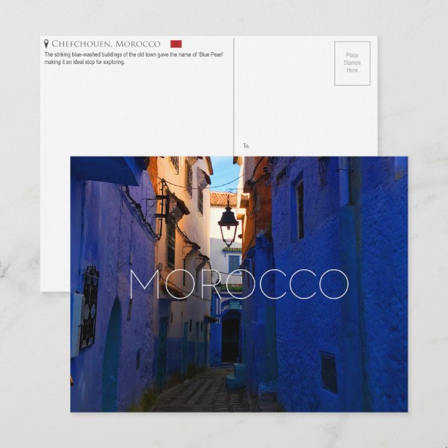 Chefchouen, Morocco Postcard (Front/Back)