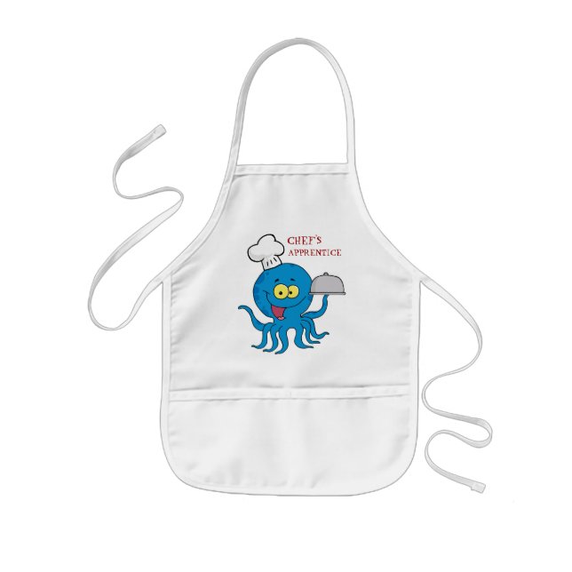 chef's apprentice apron. kids apron (Front)