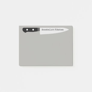 Chef's Carving Knife Personalise Post-it Notes