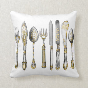 chefs catering cutlery business cushion