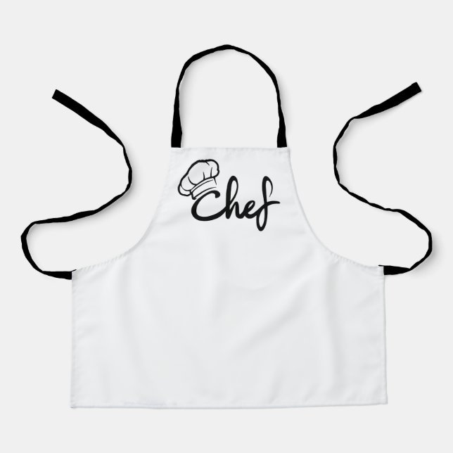 Chef's Elegance Apron Design (Front)
