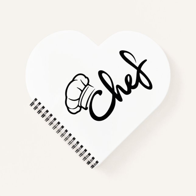 Chef's Elegance Apron Design Notebook (Front)