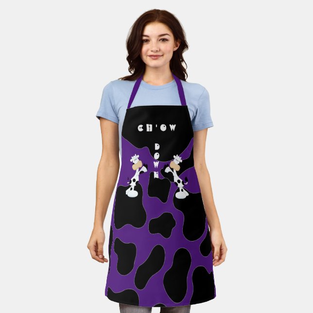 Chef's Gift Idea Chow All-Over Print Apron (Worn)