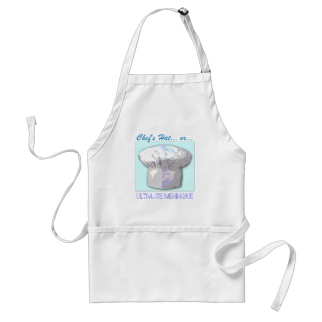 Chef's Hat or Ultimate Meringue Humourous Apron (Front)