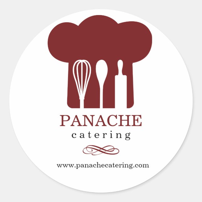 Chefs Hat Promotional Sticker (Front)