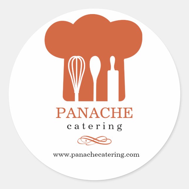 Chefs Hat Promotional Sticker (Front)