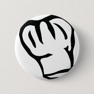 chefs head chef cook head 6 cm round badge