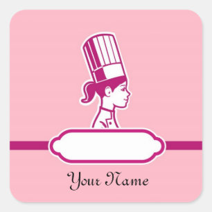 Chef's Personalised Large Labels