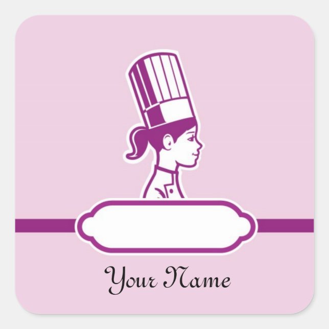 Chef's Personalised Large Labels (Front)