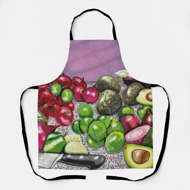 'Chef's Prep' still life  Apron (Front)
