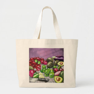 'Chef's Prep' still life  Large Tote Bag