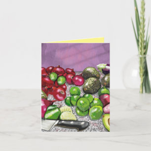 'Chef's Prep' still life Note Card