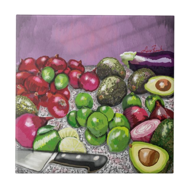 'Chef's Prep' still life  Tile (Front)