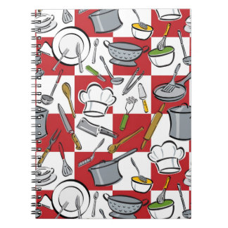 Chefs Tools Chequerboard Notebook