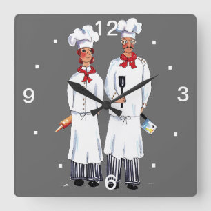 Chefs Wall Clock
