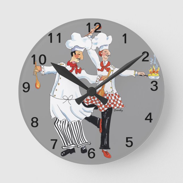Chefs- wall clock (Front)