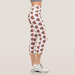 Cheistmas capri Leggings Baby Owl with Gift<br><div class="desc">Leggings with Cute Baby Owl In Christmas Hat and Gift - Cartoon Bird Painting Funny Collection - Choose / Add Your Unique Text / Name / Colour - Make Your Special Gift - Resize and move or remove / add elements - image / text with customisation tool. Painting and Design...</div>