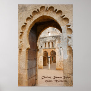Chellah Ancient Ruins, Morocco Poster
