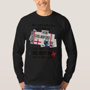 Chelmsford Girl Chelmsford Boarding Pass Chelmsfor T-Shirt