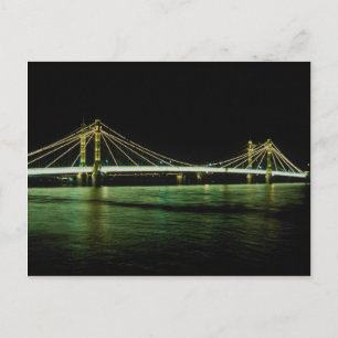 Chelsea Bridge, London, England Postcard
