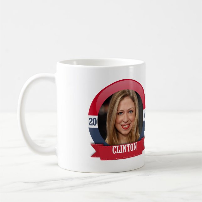 CHELSEA CLINTON 2016 COFFEE MUG (Left)