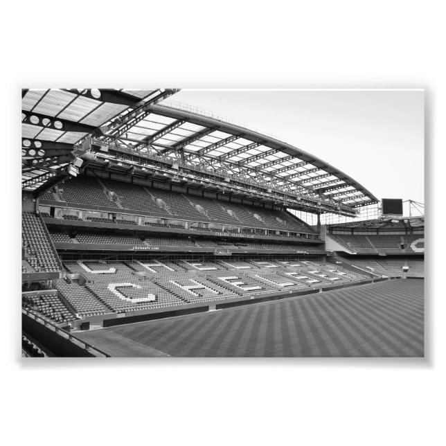 Chelsea FC Stamford Bridge West Stand London Photo Print (Front)