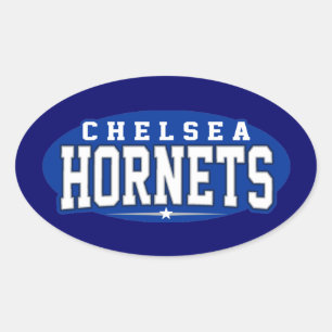 Chelsea High School; Hornets Oval Sticker