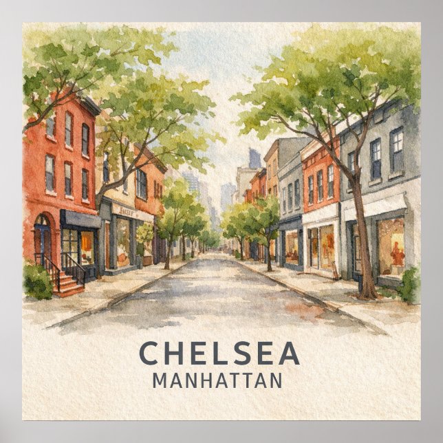 Chelsea Manhattan Poster (Front)