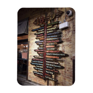 Chelsea Market Arrows Sign #1 Magnet