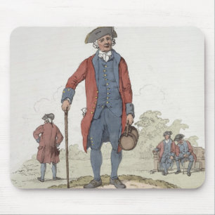 Chelsea Pensioner, from 'Costume of Great Britain' Mouse Mat