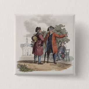 Chelsea Pensioners, Cavalry and Infantry, from 'Co 15 Cm Square Badge