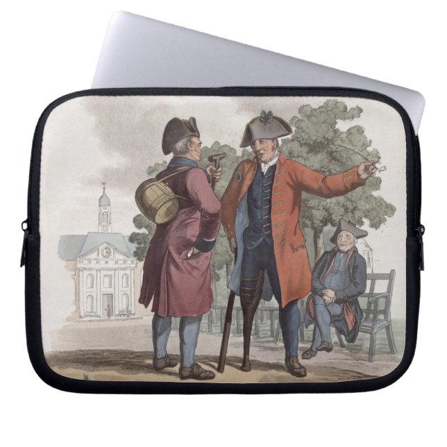 Chelsea Pensioners, Cavalry and Infantry, from 'Co Laptop Sleeve (Front)