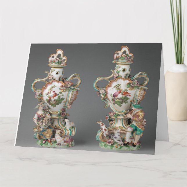 Chelsea Porcelain Twin Vase Card (Front)