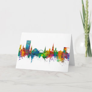 Cheltenham England Skyline Card