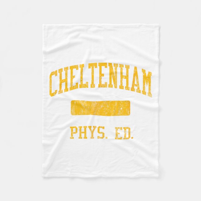 Cheltenham High School Hs Wyncote Pa Phys Ed  Fleece Blanket (Front)