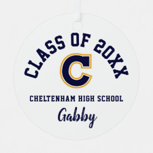 Cheltenham High School Ornament Christmas Holiday