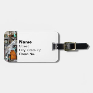 Chem Lab With Test Tubes And Retort Luggage Tag