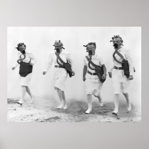 CHEMICAL ATTACK 1942 POSTER