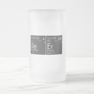 Chemical Beer Frosted Glass Beer Mug