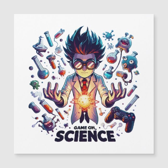 Chemical Concoction Game On, Science Theme (Front)