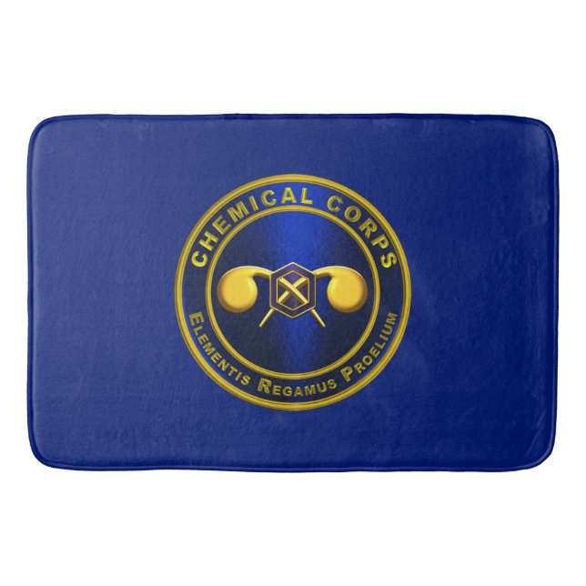 Chemical Corps  Bath Mat (Front)