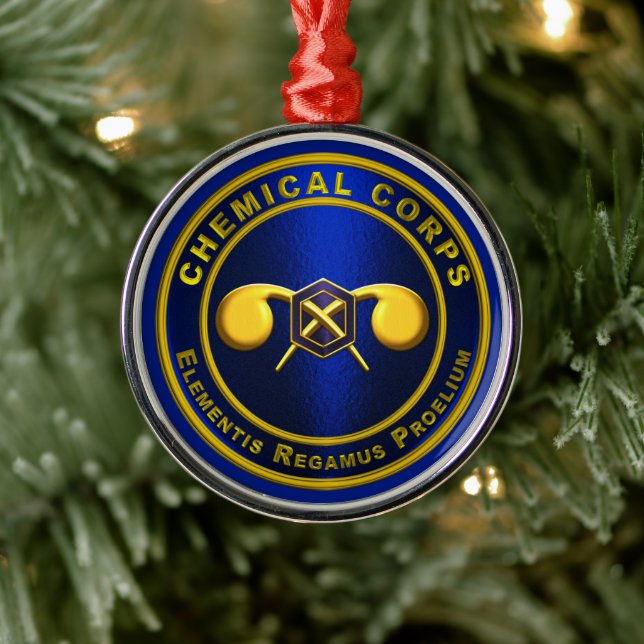 Chemical Corps Metal Tree Decoration (Tree)