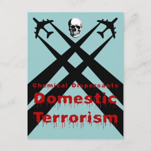 Chemical Dispersants are Domestic Terrorism Postcard