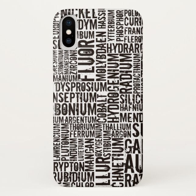 Chemical Elements... Case-Mate iPhone Case (Back)
