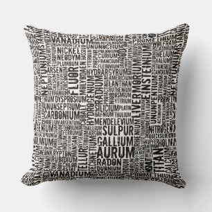 Chemical Elements Cushion