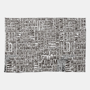 Chemical Elements Tea Towel