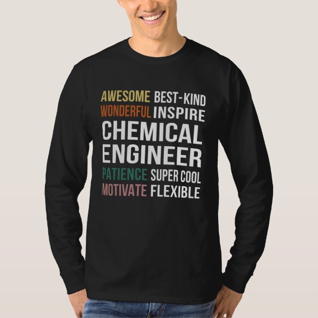 Chemical Engineer  Appreciation T-Shirt (Front)